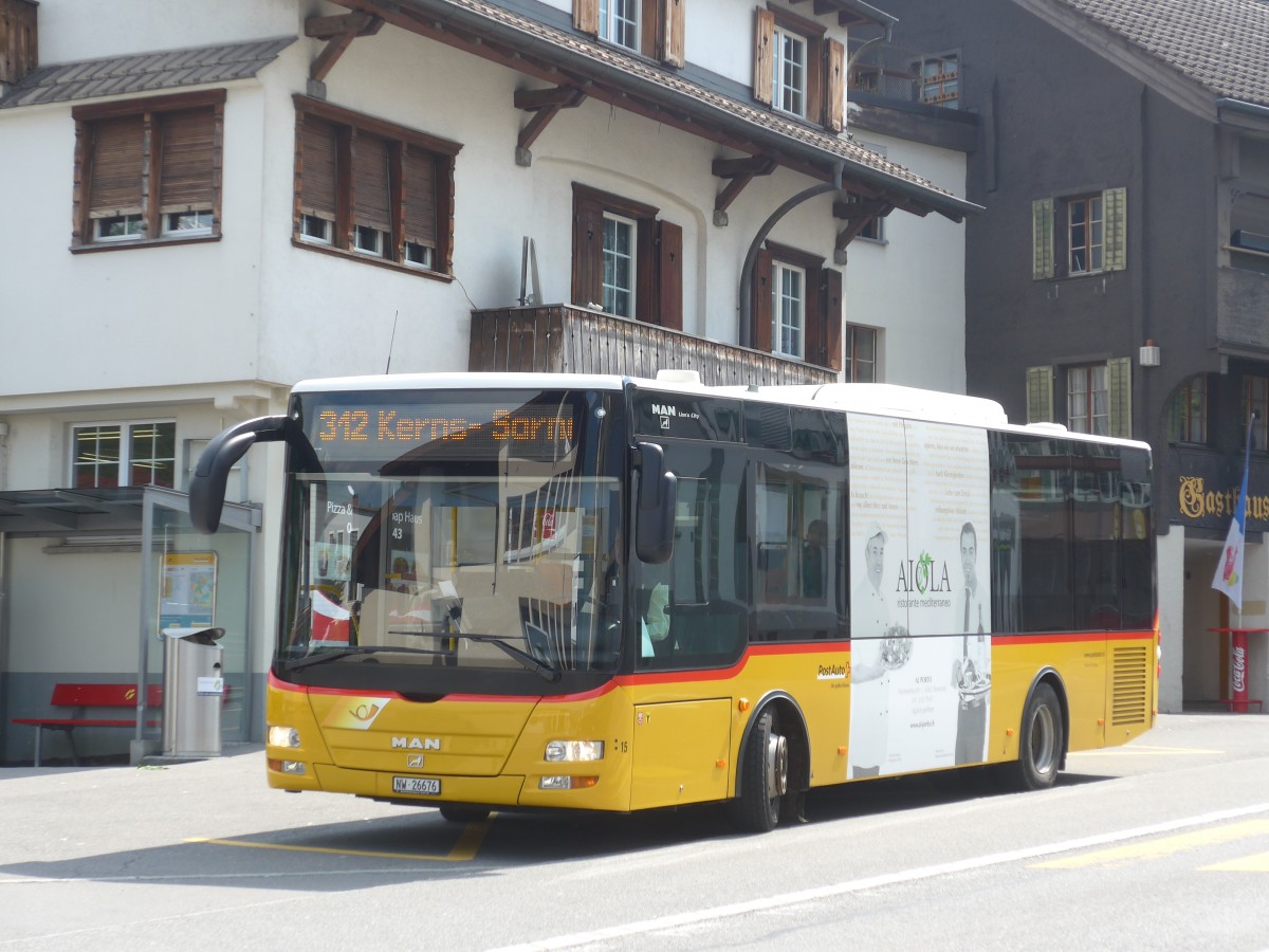 (160'924) - Thepra, Stans - Nr. 15/NW 26'676 - MAN/G�ppel am 24. Mai 2015 in Kerns, Post