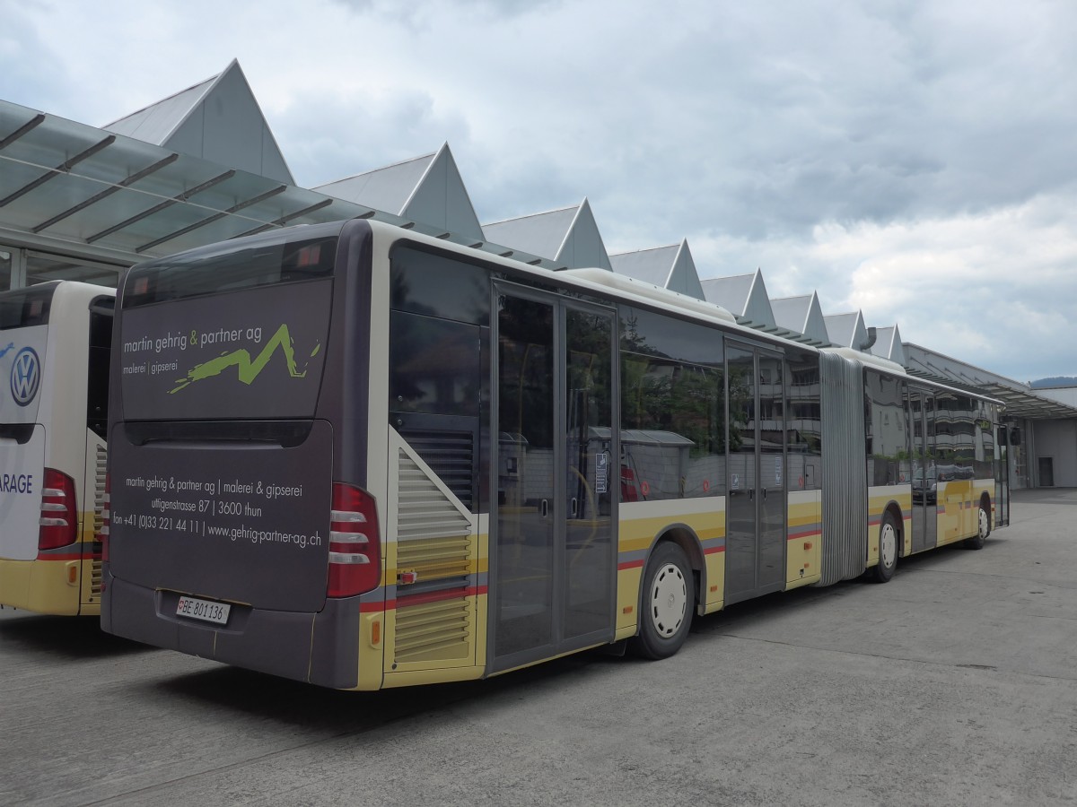 (160'964) - STI Thun - Nr. 136/BE 801'136 - Mercedes am 24. Mai 2015 in Thun, Garage