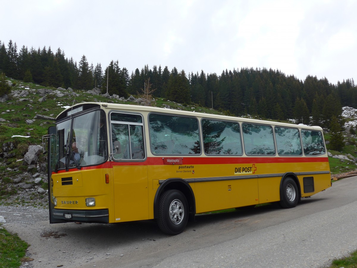 (161'007) - AVG Meiringen - Nr. 74/BE 607'481 - Saurer/R&J (ex PostAuto Berner Oberland; ex P 24'357) am 25. Mai 2015 in Grindelwald, Oberer Lauchb�hl
