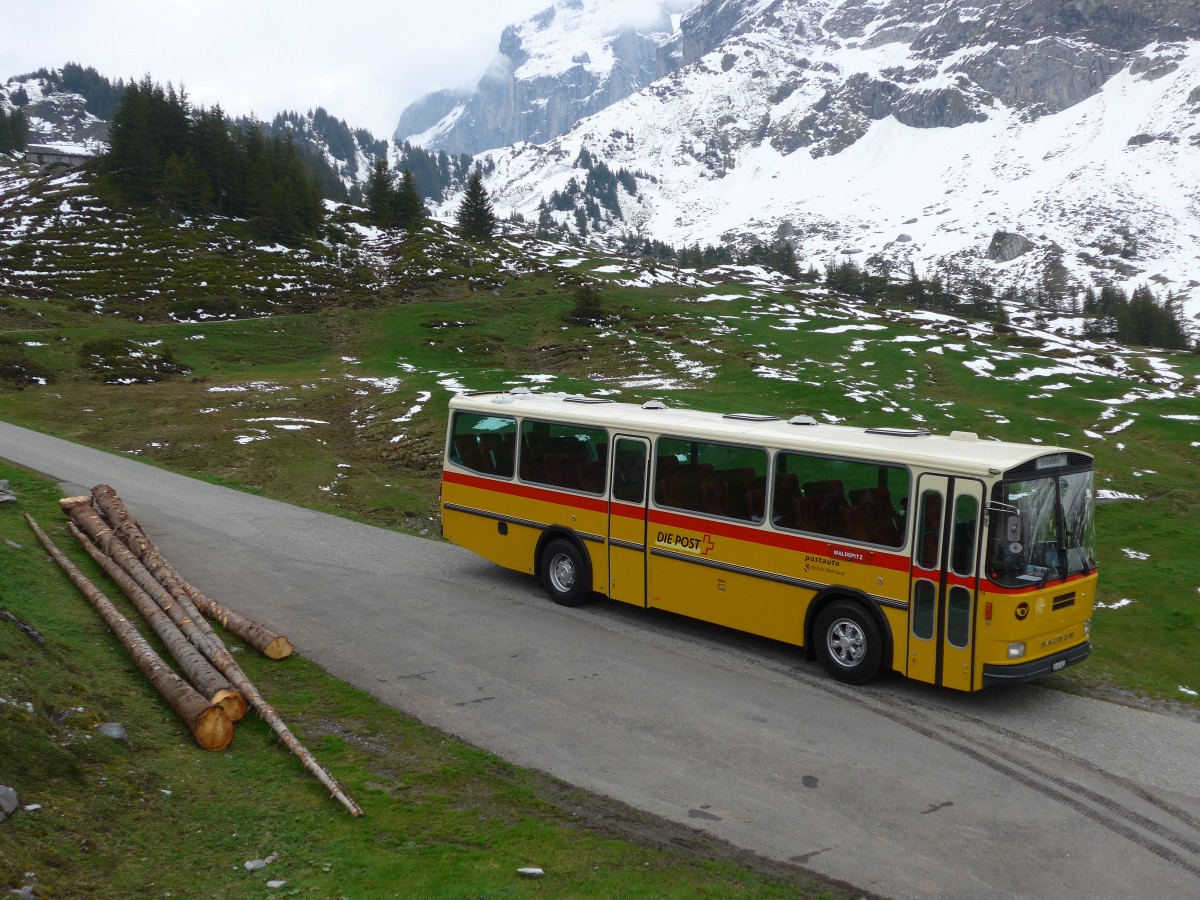 (161'012) - AVG Meiringen - Nr. 74/BE 607'481 - Saurer/R&J (ex PostAuto Berner Oberland; ex P 24'357) am 25. Mai 2015 in Grindelwald, Oberer Lauchb�hl