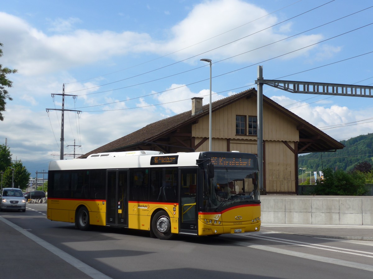 (161'441) - Lengacher, Wichtrach - Nr. 4/BE 26'963 - Solaris am 30. Mai 2015 beim Bahnhof M�nsingen