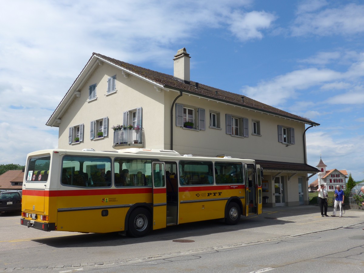 (161'462) - Bernair, M�nsingen - BE 651'182 - Saurer/T�scher (ex Schebath, Lauerz; ex Albin, F�llanden; ex Heim, Flums) am 30. Mai 2015 in Detligen, Post