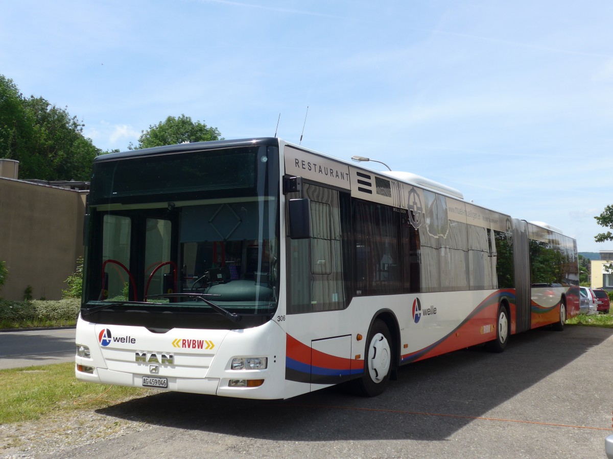 (161'585) - Twerenbold, Baden - Nr. 306/AG 459'046 - MAN am 31. Mai 2015 in R�tihof, Carterminal