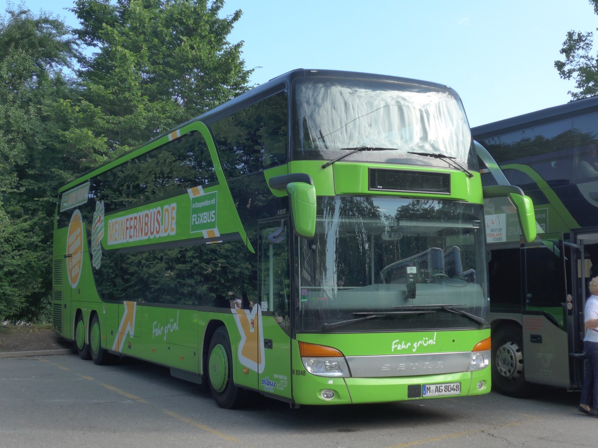 (161'746) - Aus Deutschland: Albus, M�nchen - Nr. M8048/M-AG 8048 - Setra am 6. Juni 2015 in Z�rich, Sihlquai
