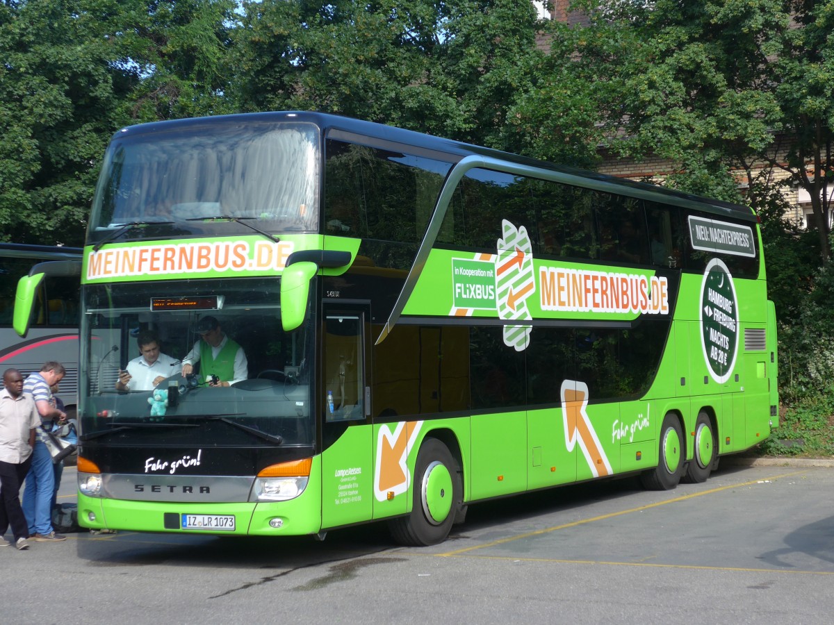 (161'750) - Aus Deutschland: Lampe, Itzehoe - IZ-LR 1073 - Setra am 6. Juni 2015 in Z�rich, Sihlquai