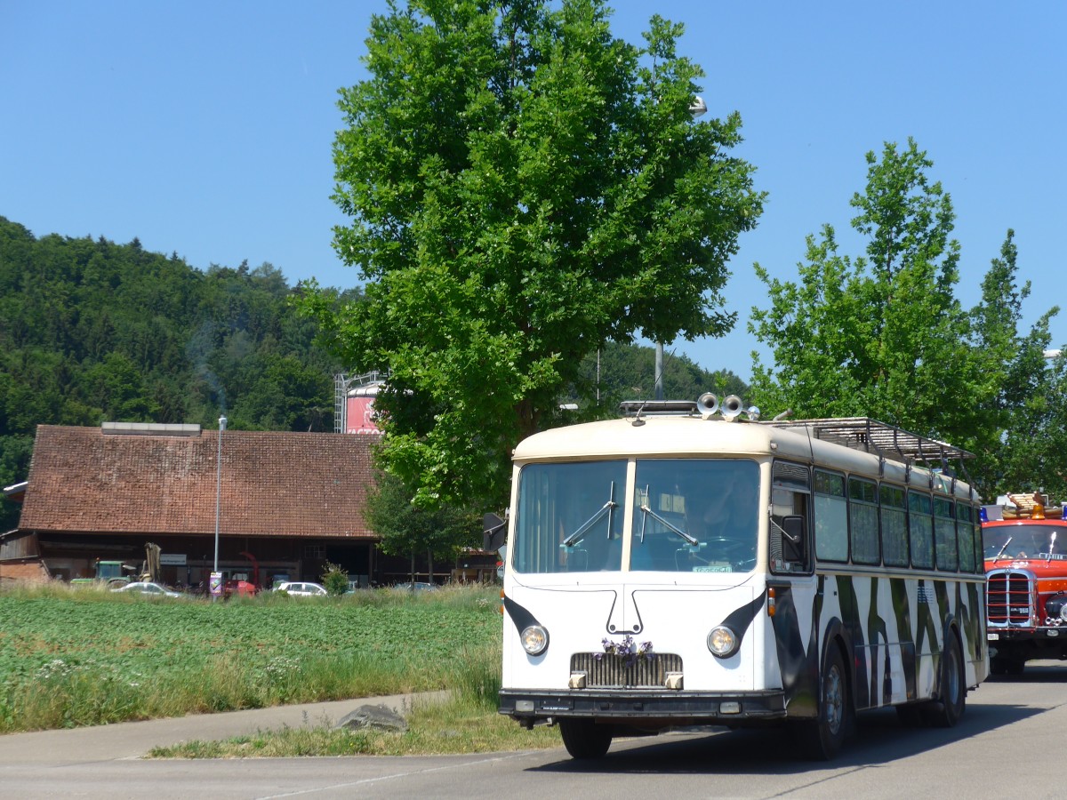 (161'871) - K�ndig, Affeltrangen - TG 2595 U - FBW/R&J (ex P 25'505; ex P 22'304) am 6. Mai 2015 in Thayngen, Saurertreffen