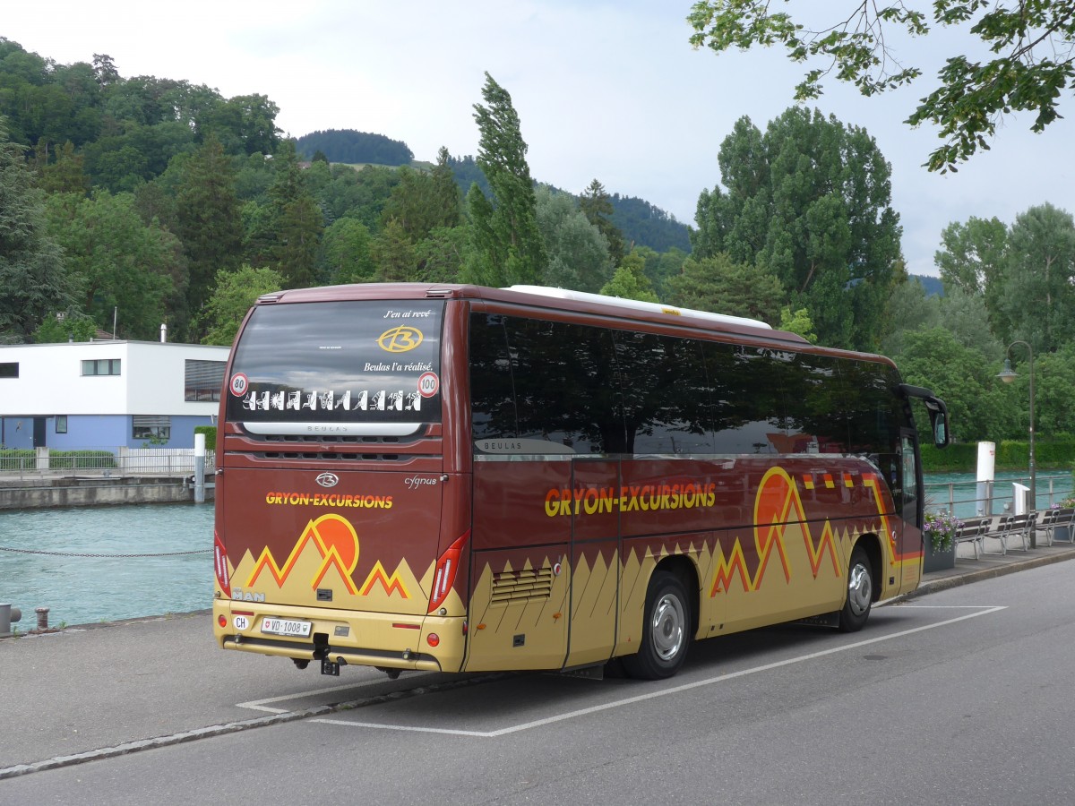 (161'978) - Hauser, Gryon - VD 1008 - MAN/Beulas am 8. Juni 2015 bei der Schiffl�ndte Thun