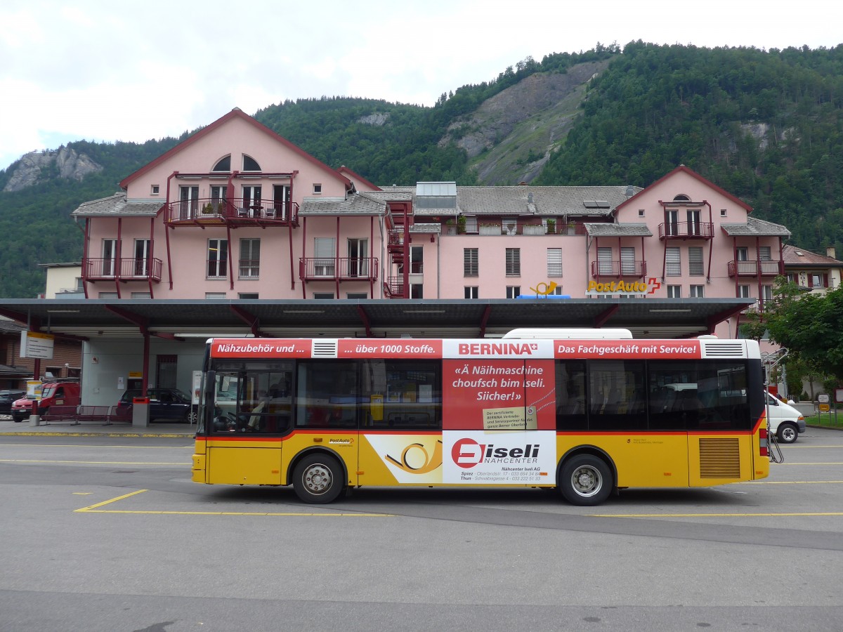 (161'982) - AVG Meiringen - Nr. 72/BE 614'040 - MAN/G�ppel am 8. Juni 2015 in Meiringen, Postautostation