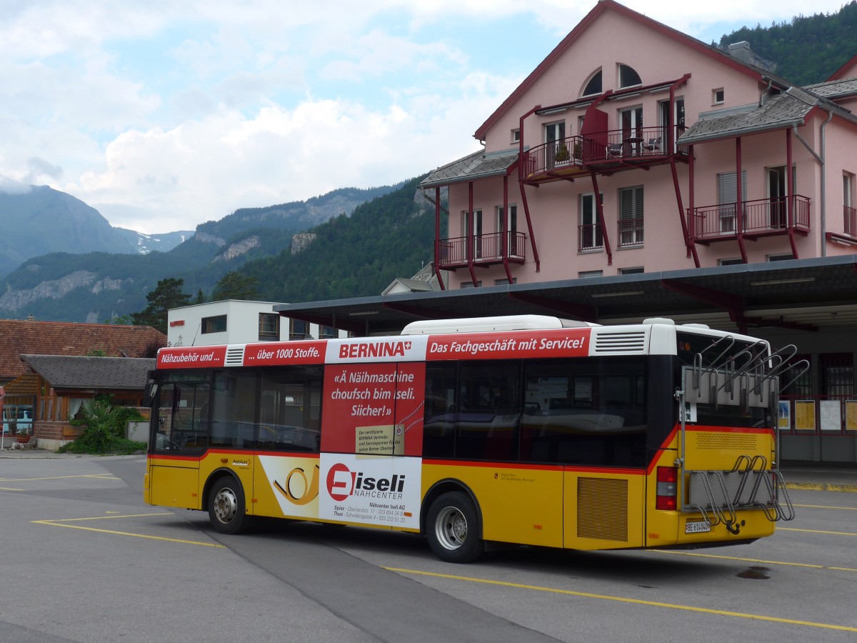 (161'983) - AVG Meiringen - Nr. 72/BE 614'040 - MAN/G�ppel am 8. Juni 2015 in Meiringen, Postautostation