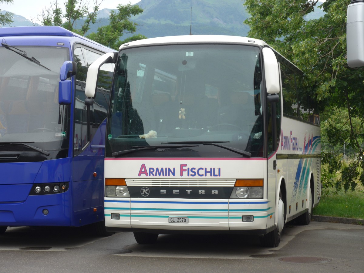 (162'101) - Fischli, N�fels - GL 2570 - Setra am 14. Juni 2015 in Meiringen, Balm