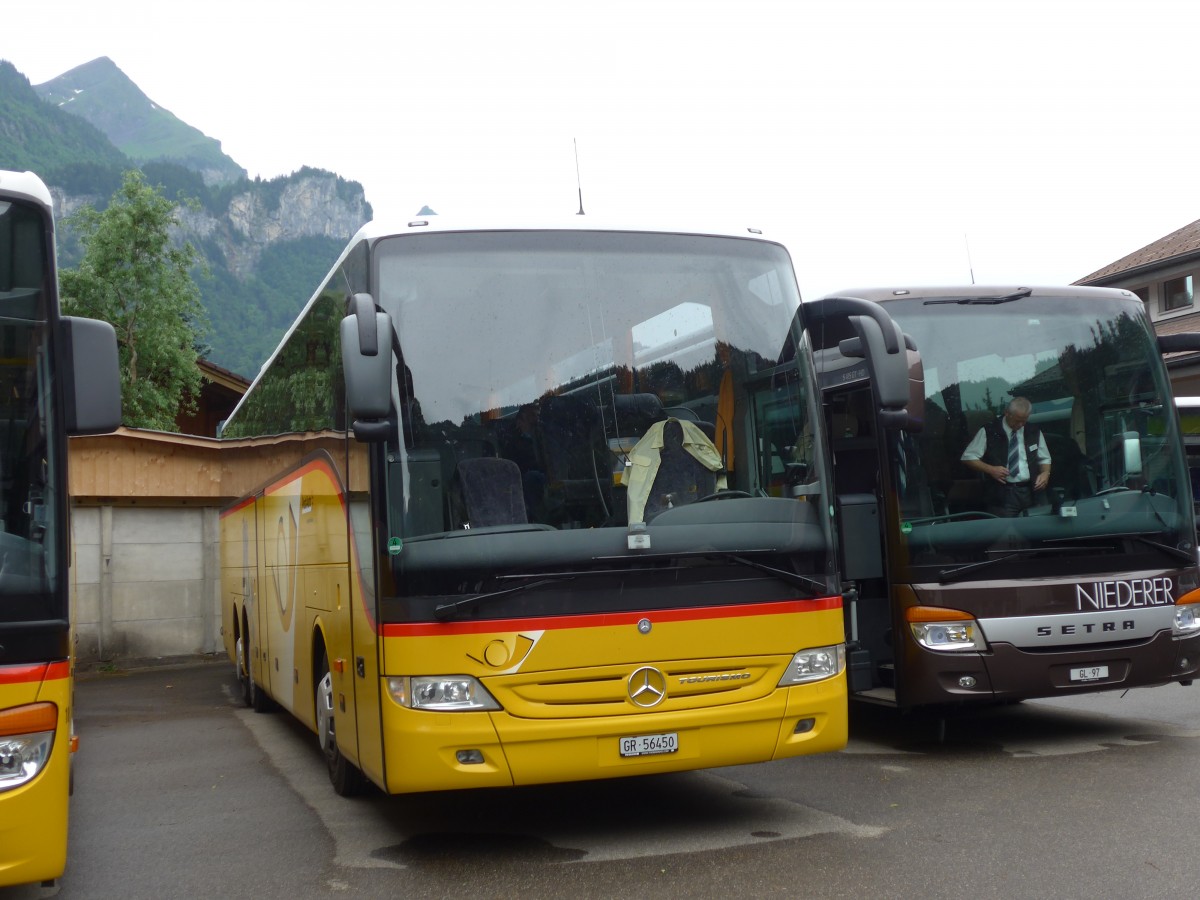 (162'129) - PostAuto Graub�nden - GR 56'450 - Mercedes (ex PostAuto Wallis) am 14. Juni 2015 in Meiringen, AZ SBS