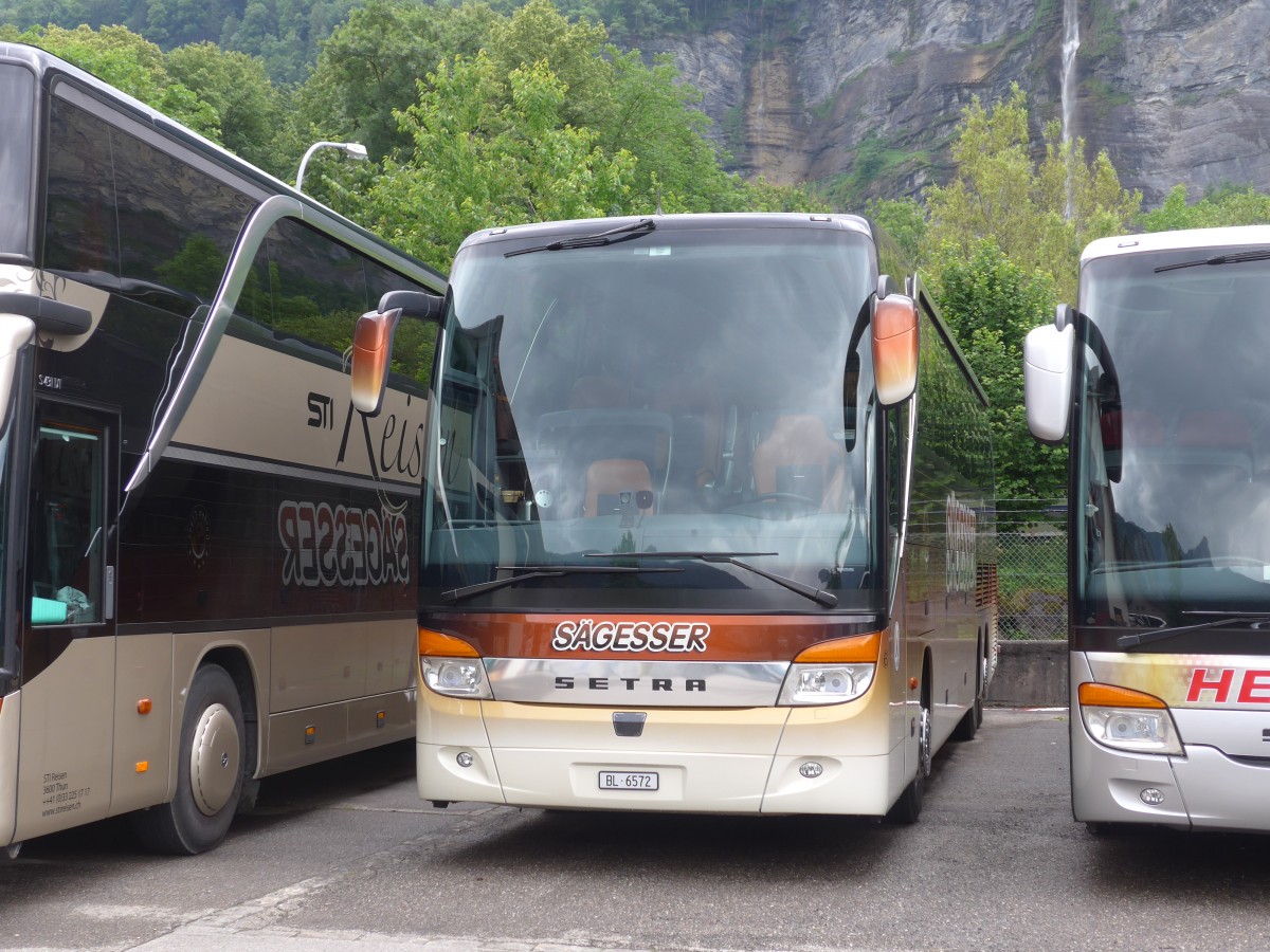 (162'373) - S�gesser, Wintersingen - Nr. 6/BL 6572 - Setra am 20. Juni 2015 in Meiringen, Balm