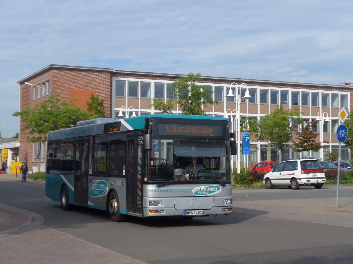 (162'578) - RSW Saarbr�cken - SB-RV 862 - MAN am 25. Juni 2015 beim Bahnhof Homburg