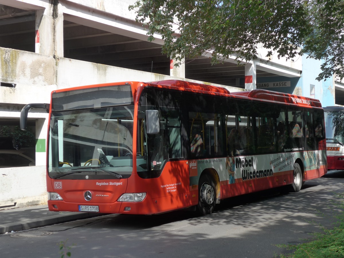 (162'702) - RBS Stuttgart - S-RS 1708 - Mercedes am 27. Juni 2015 beim Bahnhof W�rzburg
