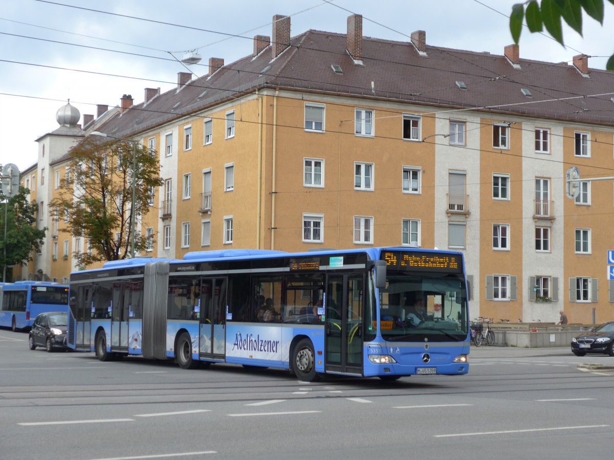 (162'857) - MVG M�nchen - Nr. 5359/M-VG 5359 - Mercedes am 28. Juni 2015 in M�nchen, Bahnhof Giesing
