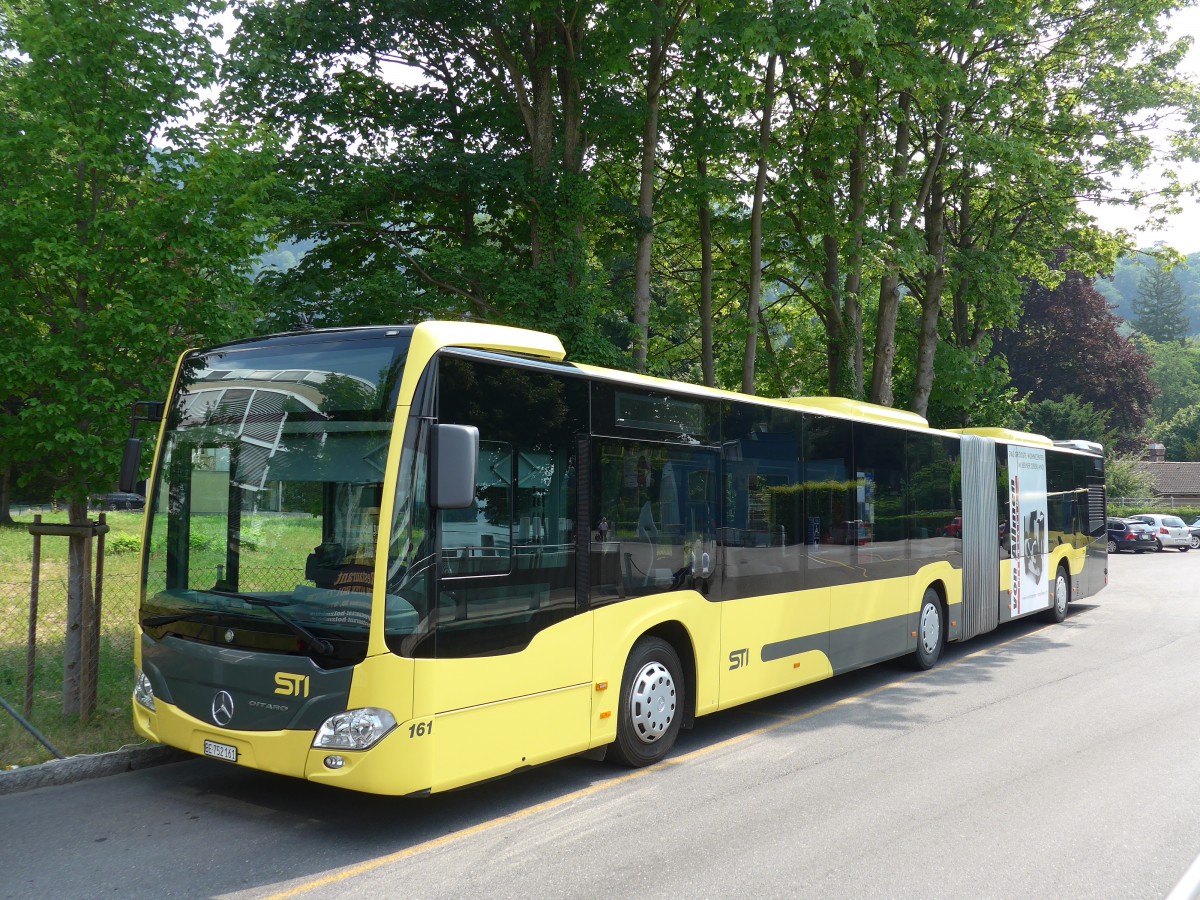 (162'932) - STI Thun - Nr. 161/BE 752'161 - Mercedes am 6. Juli 2015 bei der Schiffl�ndte Thun