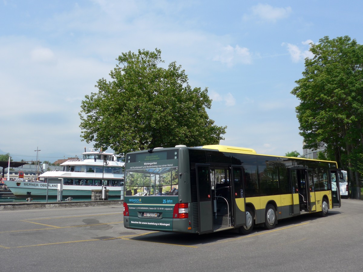 (162'934) - STI Thun - Nr. 159/BE 752'159 - MAN am 6. Juli 2015 bei der Schiffl�ndte Thun