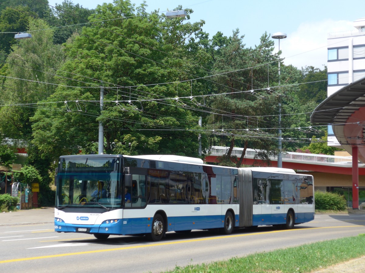 (162'948) - VBZ Z�rich - Nr. 525/ZH 726'525 - Neoplan am 6. Juli 2015 in Z�rich, Bucheggplatz
