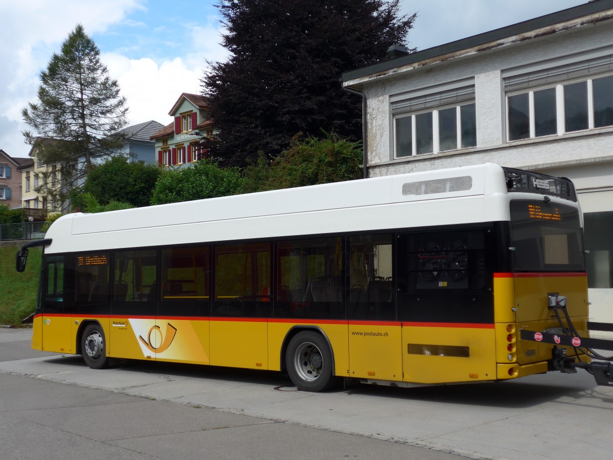 (163'214) - PostAuto Ostschweiz - SG 426'001 - Hess am 2. August 2015 in Urn�sch, Garage