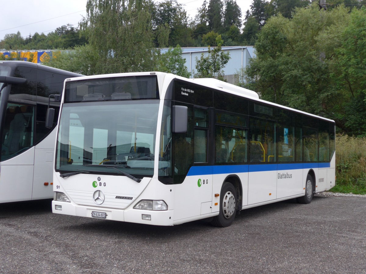 (163'344) - Welti-Furrer, Bassersdorf - Nr. 51/ZH 634'601 - Mercedes (ex Fr�hlich, Z�rich Nr. 601) am 15. August 2015 in Kloten, EvoBus