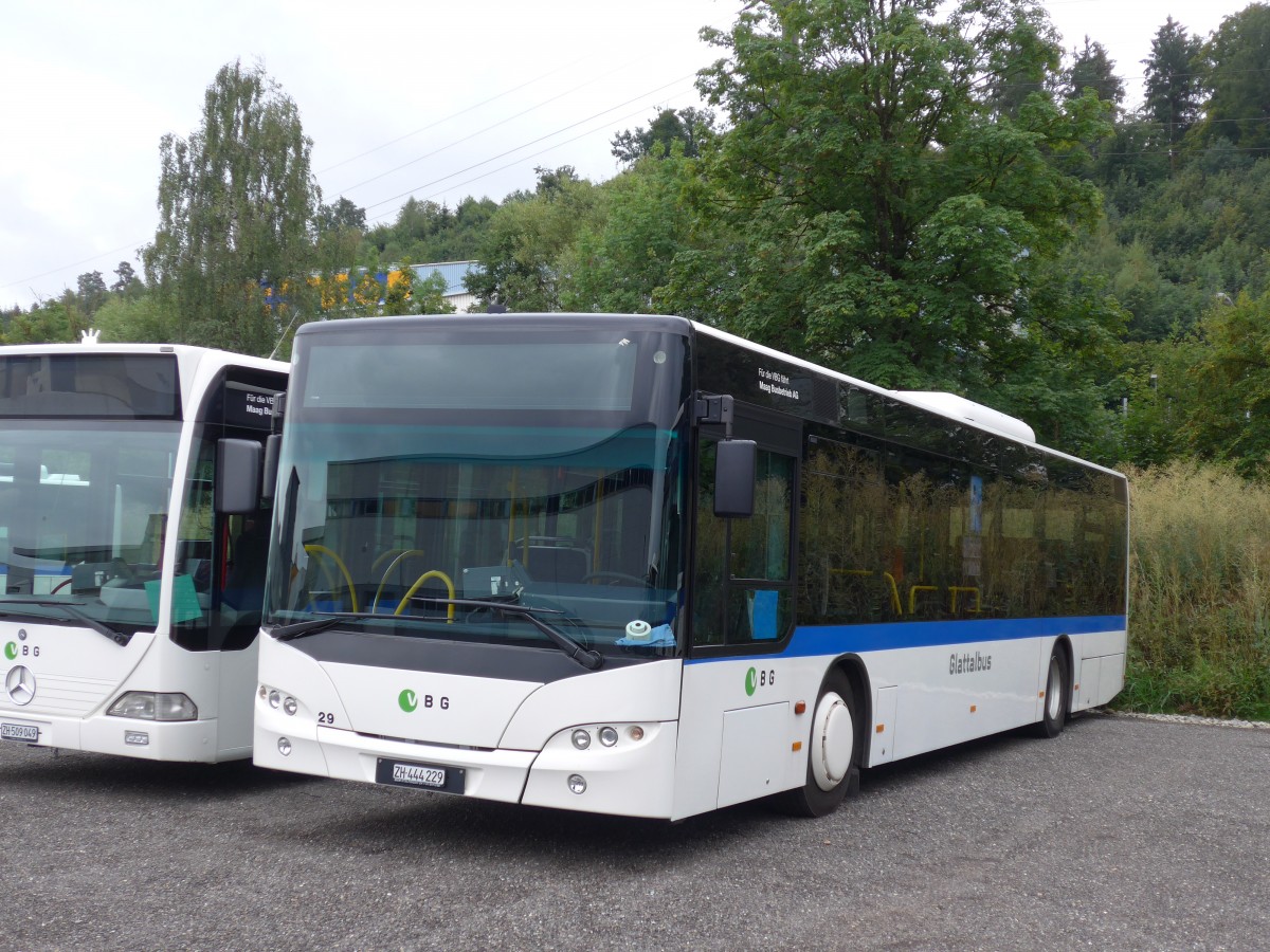 (163'347) - Maag, Kloten - Nr. 29/ZH 444'229 - Neoplan (ex VBZ Z�rich Nr. 258) am 15. August 2015 in Kloten, EvoBus