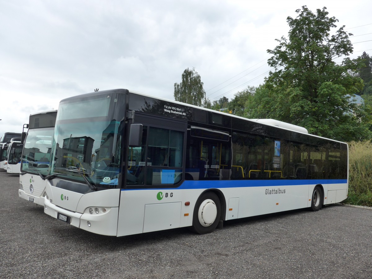 (163'352) - Maag, Kloten - Nr. 29/ZH 444'229 - Neoplan (ex VBZ Z�rich Nr. 258) am 15. August 2015 in Kloten, EvoBus