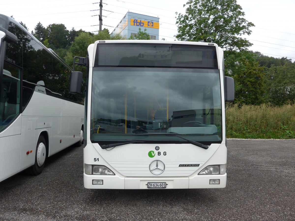 (163'354) - Welti-Furrer, Bassersdorf - Nr. 51/ZH 634'601 - Mercedes (ex Fr�hlich, Z�rich Nr. 601) am 15. August 2015 in Kloten, EvoBus