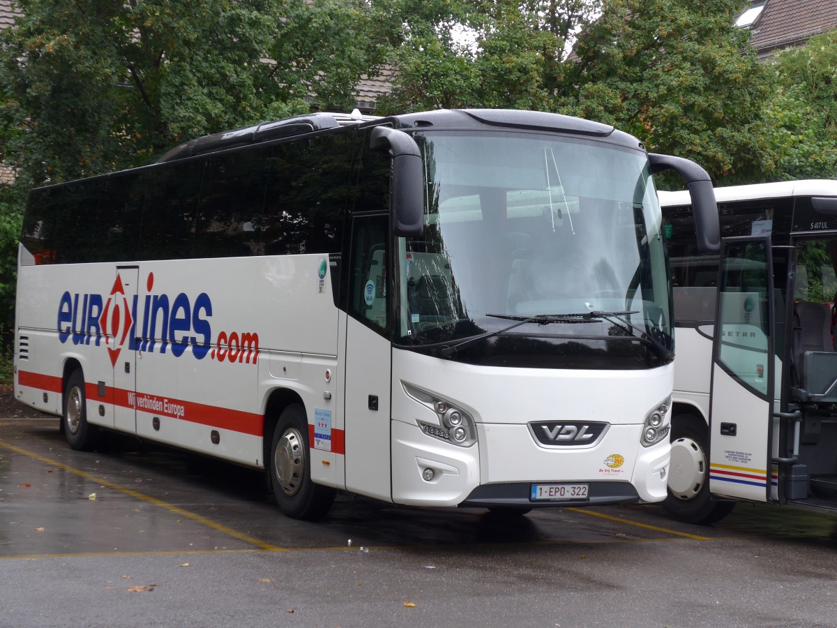 (163'447) - Aus Belgien: De Vrij, Turnhout - 1-EPO-322 - VDL am 15. August 2015 in Z�rich, Sihlquai