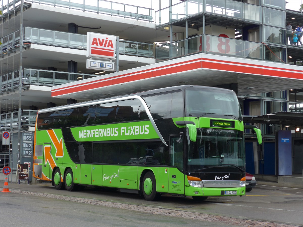 (163'449) - Aus Deutschland: Albus, M�nchen - Nr. M8062/M-EU 8062 - Setra am 15. August 2015 in Z�rich, Sihlquai