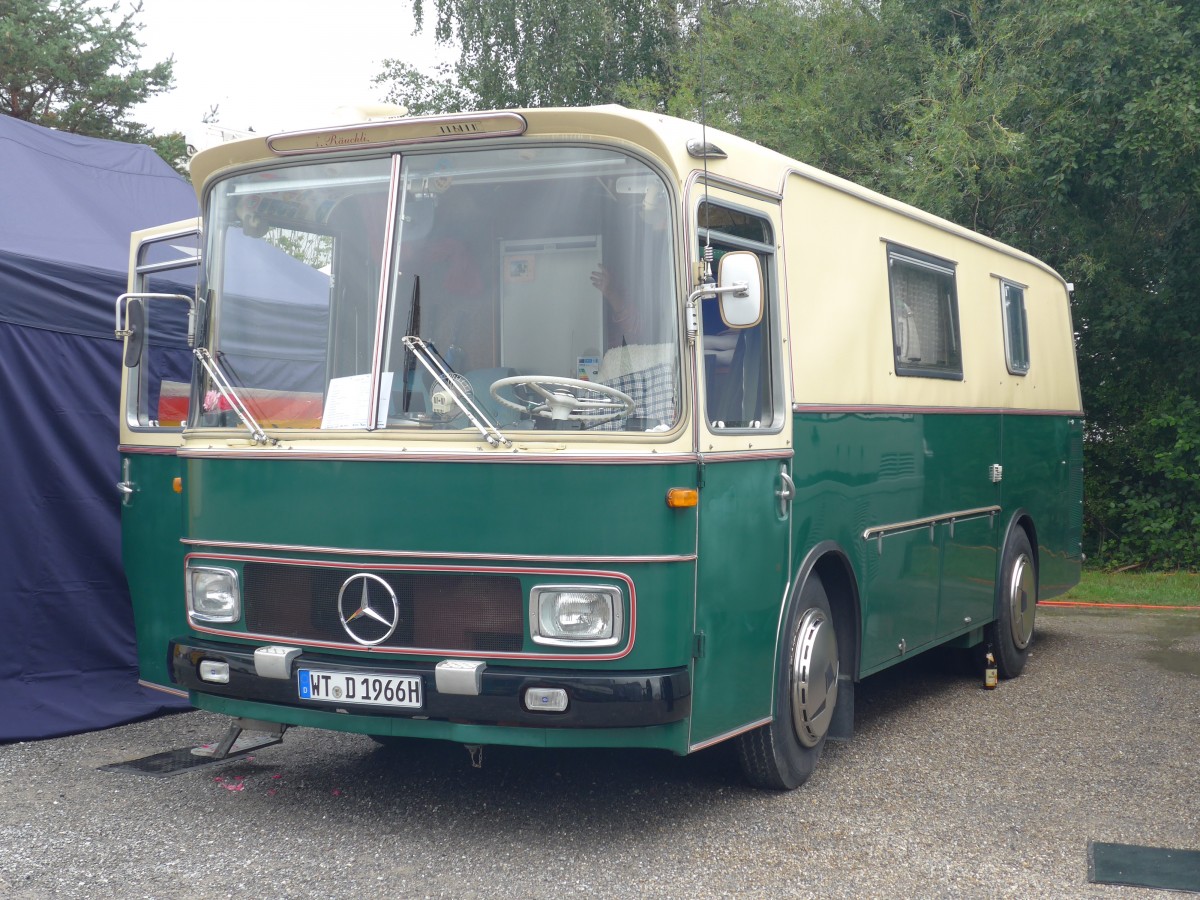 (163'524) - Aus Deutschland: P�an, Todtmoss-R�tte - WT-D 1966H - Mercedes am 16. August 2015 in Schaan, Wohnbustreffen