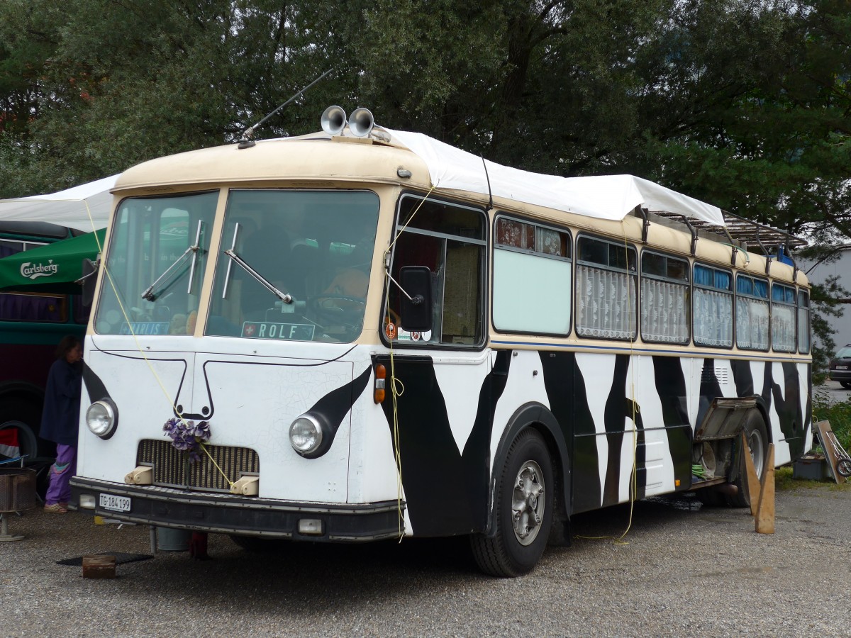 (163'531) - Aus der Schweiz: K�ndig, Affeltrangen - TG 184'199 - FBW/R&J (ex P 25'505; ex P 22'304) am 16. August 2015 in Schaan, Wohnbustreffen