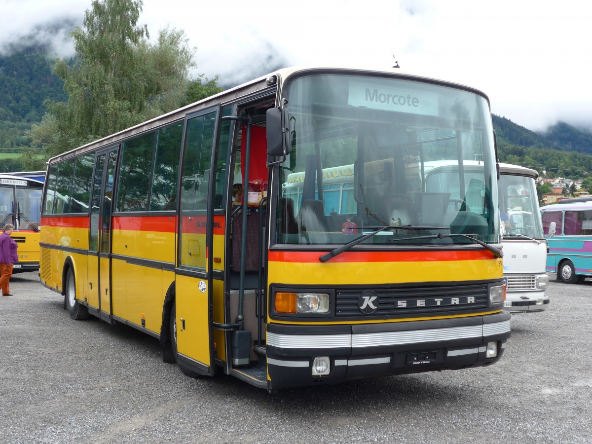 (163'549) - Aus der Schweiz: V�geli, Hettenschwil - Nr. 516 - Setra (ex Rosy Viaggi, Stabio; ex AutoPostale Ticino Nr. 516; ex P 25'069) am 16. August 2015 in Schaan, Wohnbustreffen
