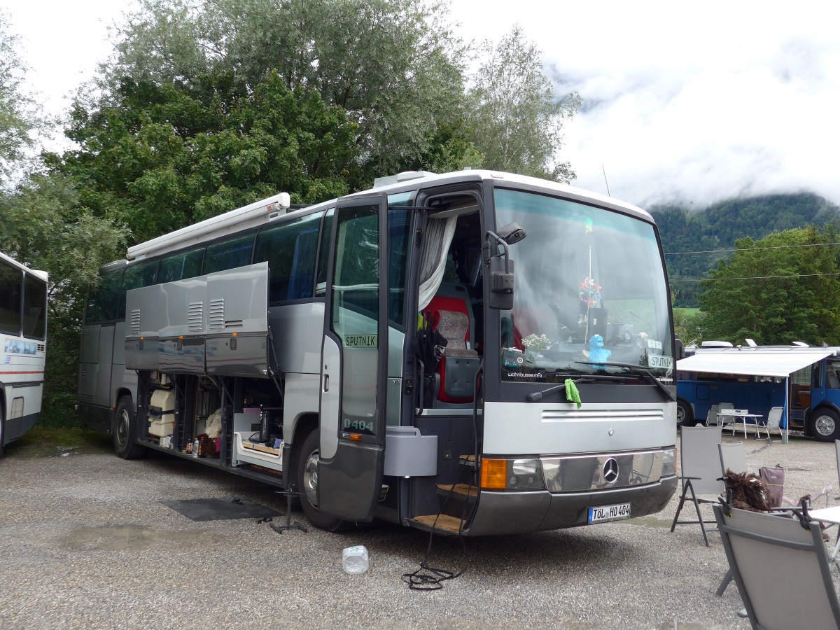 (163'577) - Aus Deutschland: ??? - T�L-HO 404 - Mercedes am 16. August 2015 in Schaan, Wohnbustreffen