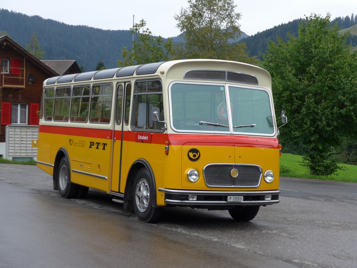 (163'796) - Rentsch, Gunten -  P 23'203  - FBW/Gangloff (ex P 23'203; ex P 21'003) am 23. August 2015 in Habkern, Z�undli