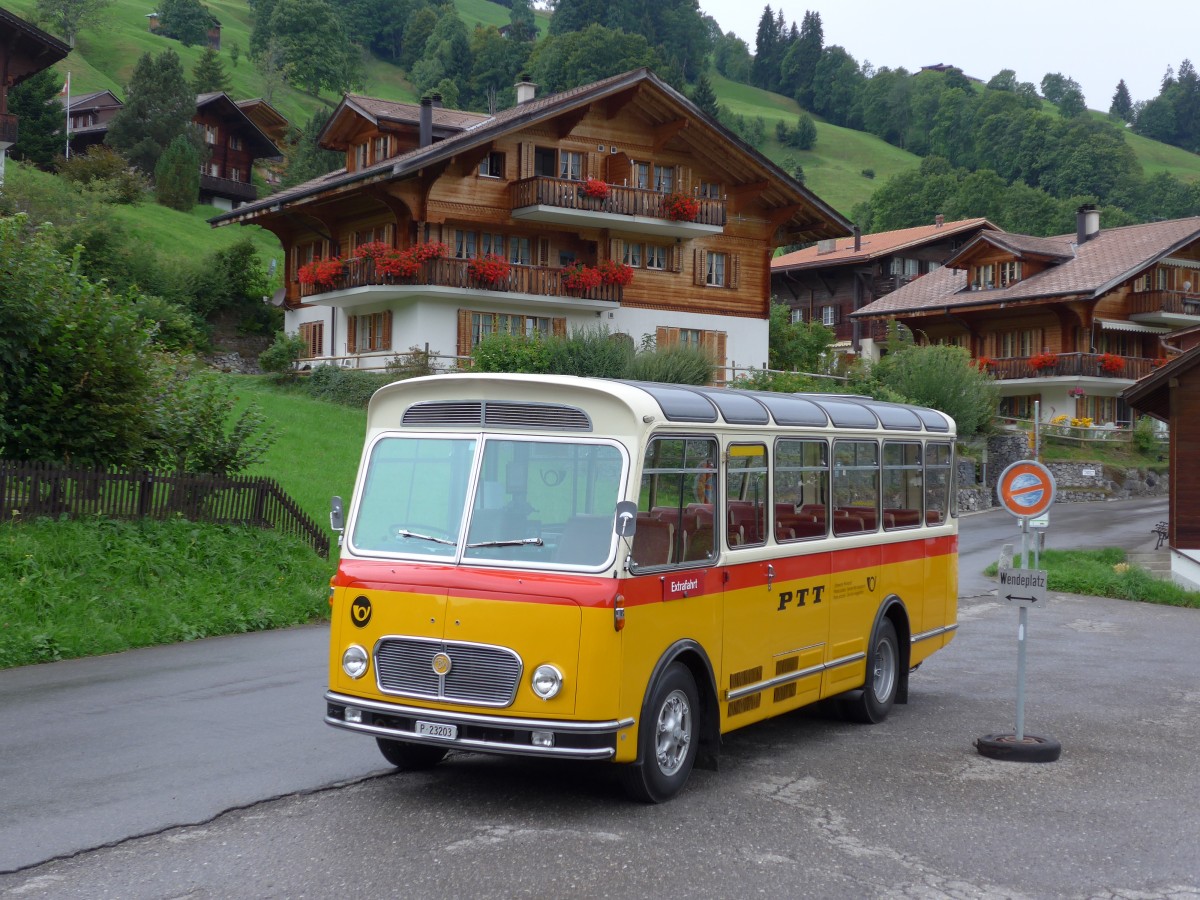 (163'799) - Rentsch, Gunten -  P 23'203  - FBW/Gangloff (ex P 23'203; ex P 21'003) am 23. August 2015 in Habkern, Z�undli