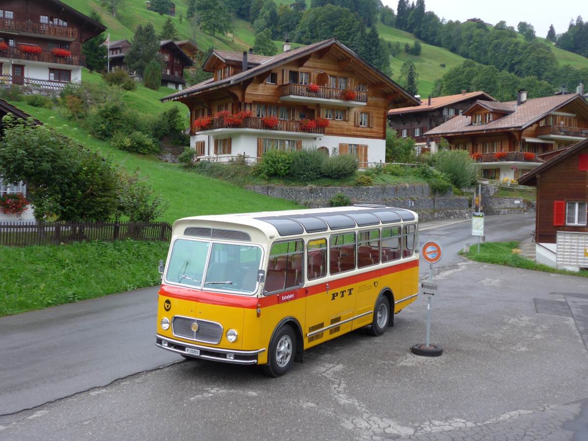 (163'800) - Rentsch, Gunten -  P 23'203  - FBW/Gangloff (ex P 23'203; ex P 21'003) am 23. August 2015 in Habkern, Z�undli