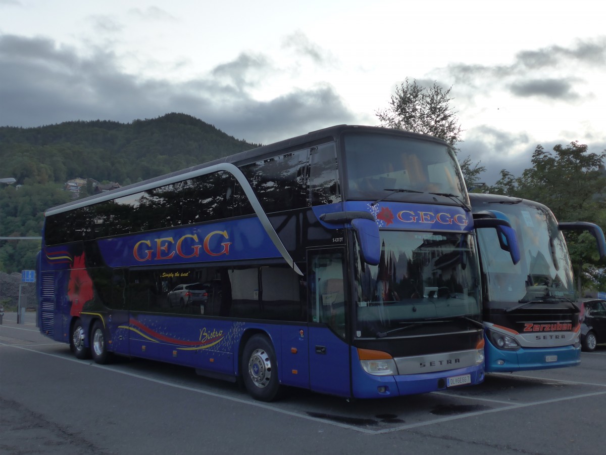 (163'853) - Aus Oesterreich: Gegg, Wettmannst�tten - DL GEGG 7 - Setra am 25. August 2015 in Thun, Seestrasse