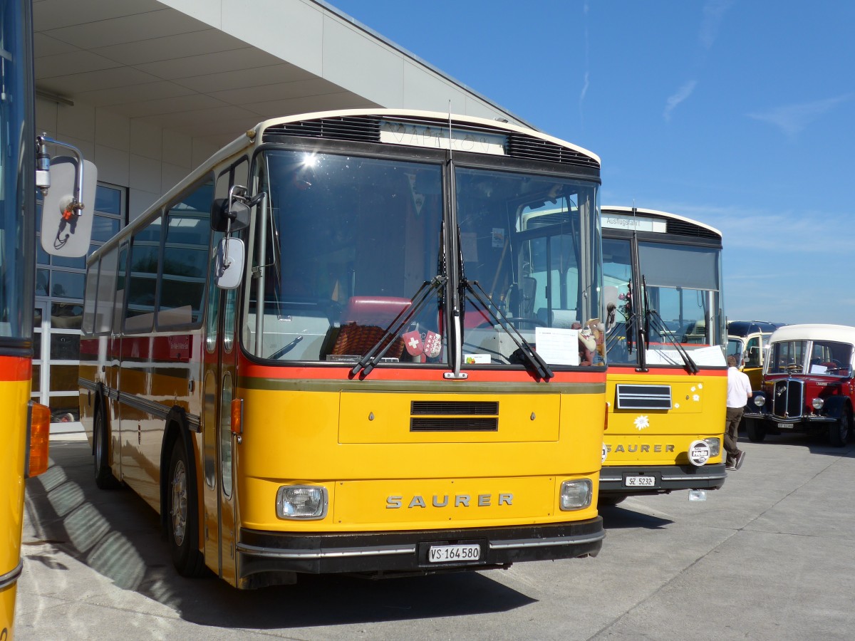(163'883) - Maillard, Evol�ne - VS 164'580 - Saurer/T�scher (ex Segessenmann, Burgistein; ex P 24'229) am 29. August 2015 in Oberkirch, CAMPUS Sursee