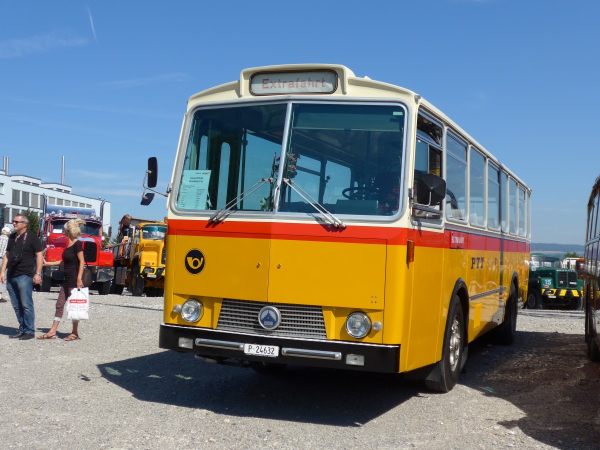 (164'005) - Zimmermann, Niederwangen -  P 24'632  - Saurer/T�scher (ex P 24'632) am 29. August 2015 in Oberkirch, CAMPUS Sursee