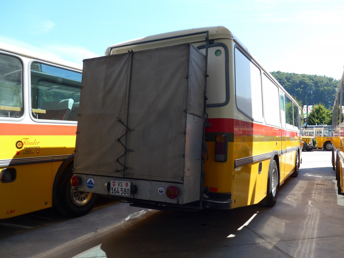 (164'138) - Maillard, Evol�ne - VS 164'580 - Saurer/T�scher (ex Segessenmann, Burgistein; ex P 24'229) am 29. August 2015 in Oberkirch, CAMPUS Sursee
