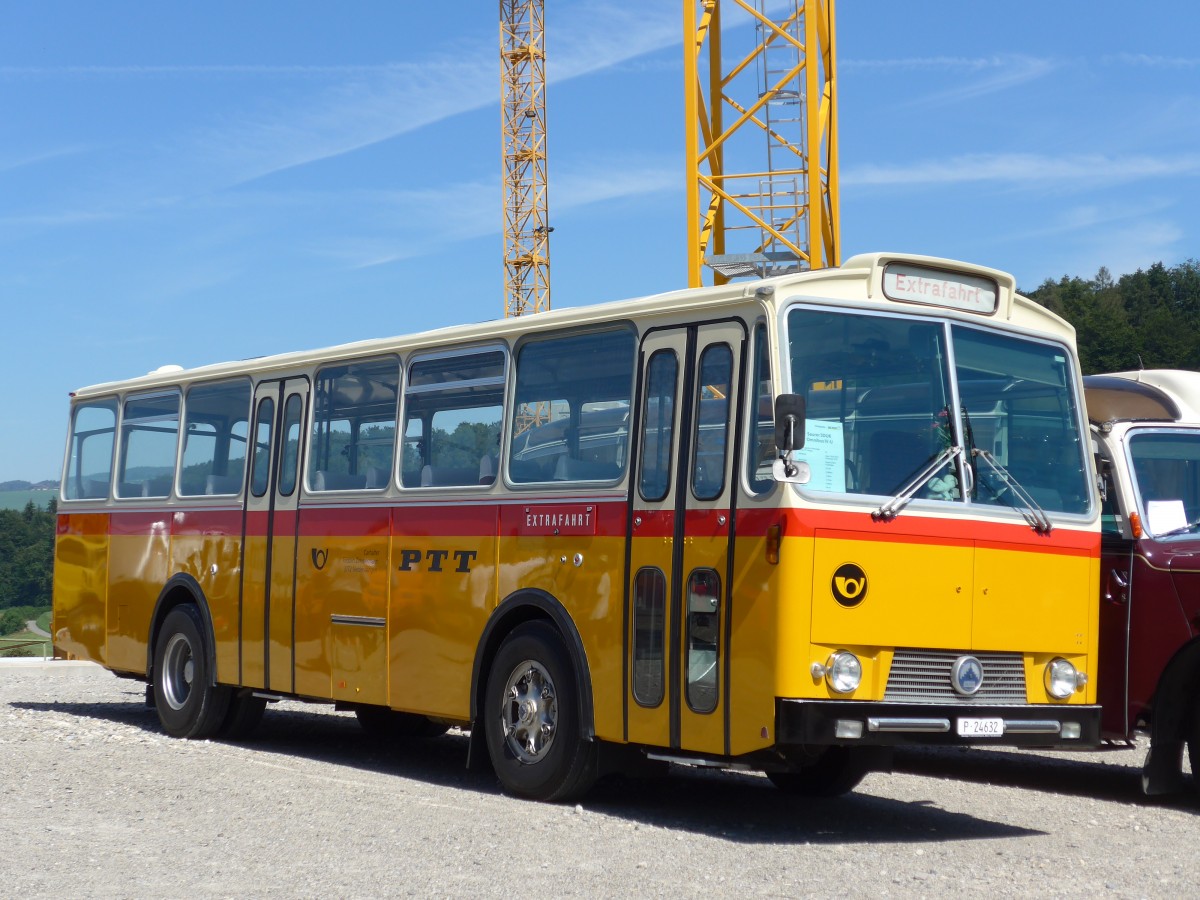 (164'194) - Zimmermann, Niederwangen -  P 24'632  - Saurer/T�scher (ex P 24'632) am 29. August 2015 in Oberkirch, CAMPUS Sursee