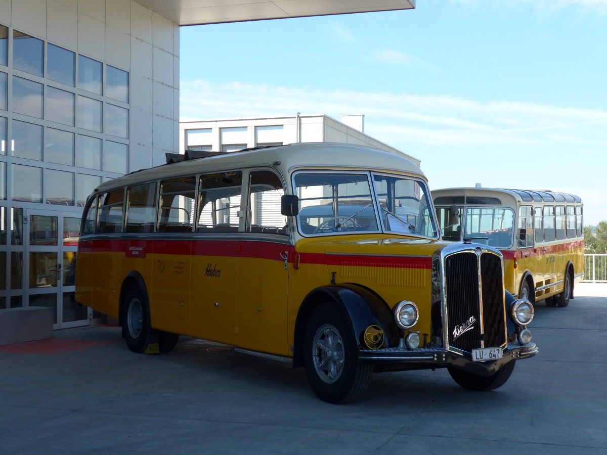 (164'223) - Huber, Oberkirch - LU 647 - Berna/Lauber (Ruppen, Stalden; ex Williner, Gr�chen) am 29. August 2015 in Oberkirch, CAMPUS Sursee