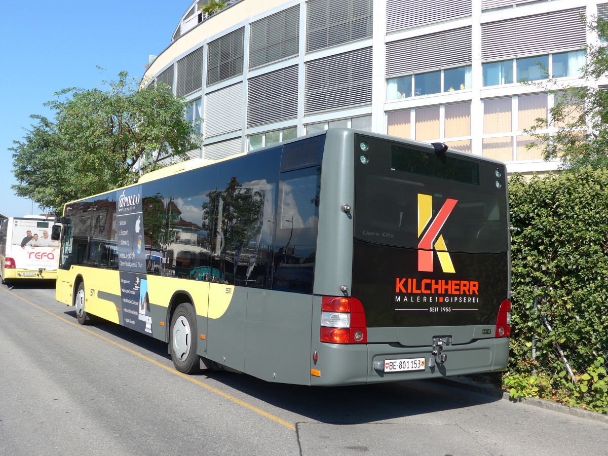 (164'545) - STI Thun - Nr. 153/BE 801'153 - MAN am 9. September 2015 bei der Schiffl�ndte Thun