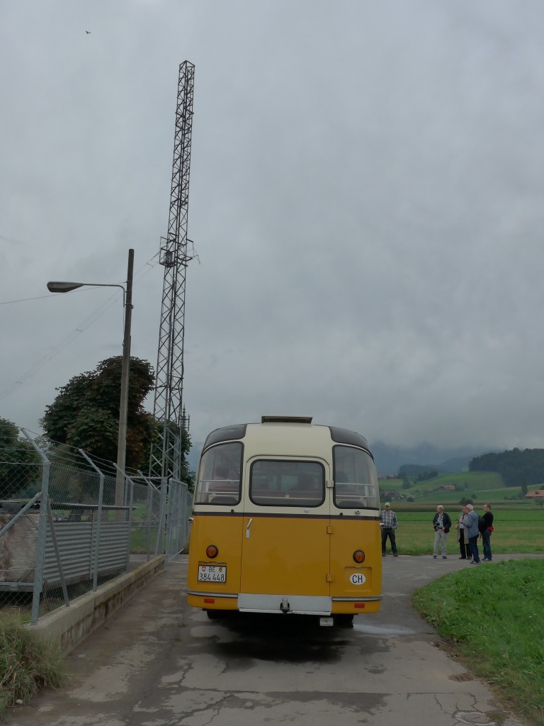 (164'661) - Museum f�r Kommunikation, Bern - BE 384'448 - Saurer/Eggli (ex P 23'135) am 13. September 2015 in Mamishaus, Depot MfK