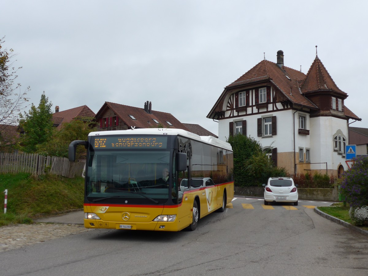 (164'662) - Engeloch, Riggisberg - Nr. 2/BE 544'002 - Mercedes am 13. September 2015 beim Bahnhof Schwarzenburg