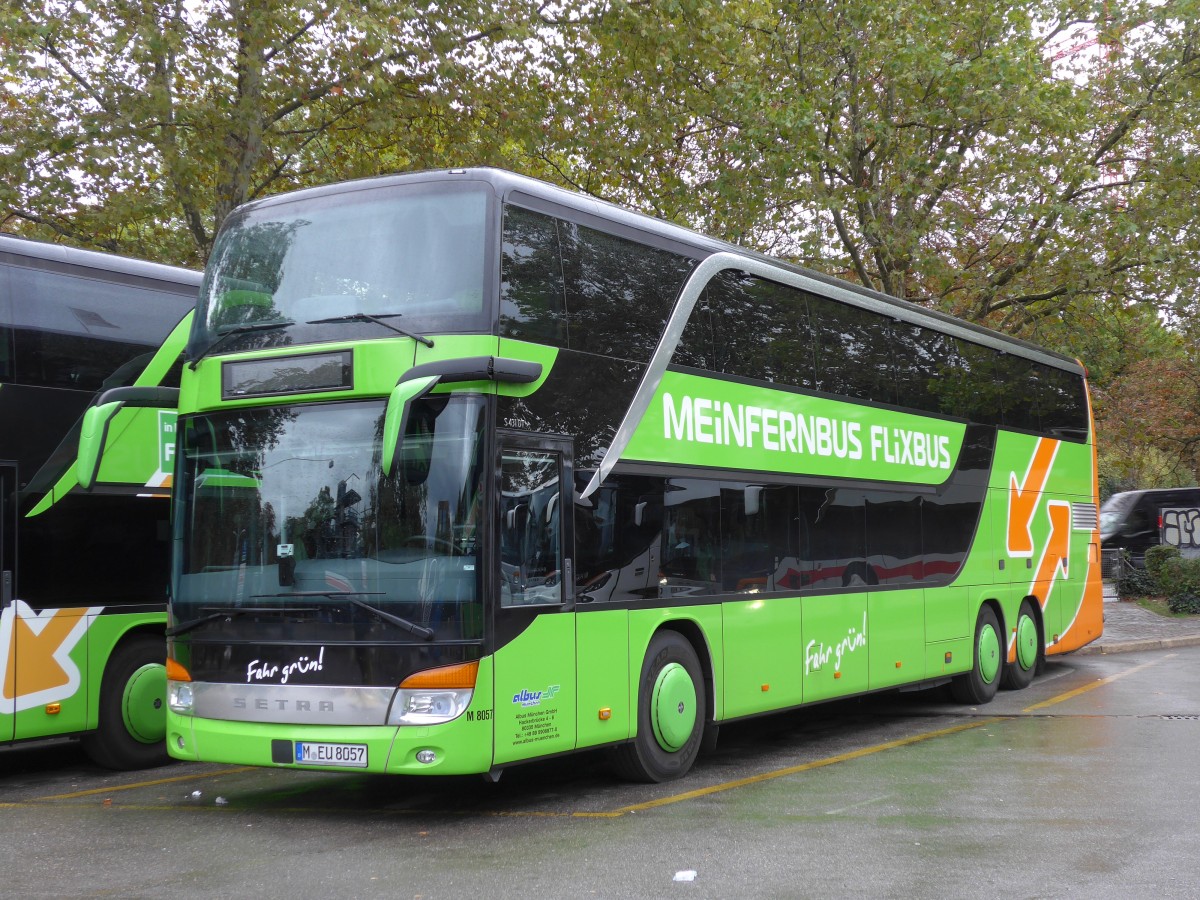 (164'942) - Aus Deutschland: Albus, M�nchen - Nr. M8057/M-EU 8057 - Setra am 17. September 2015 in Z�rich, Sihlquai