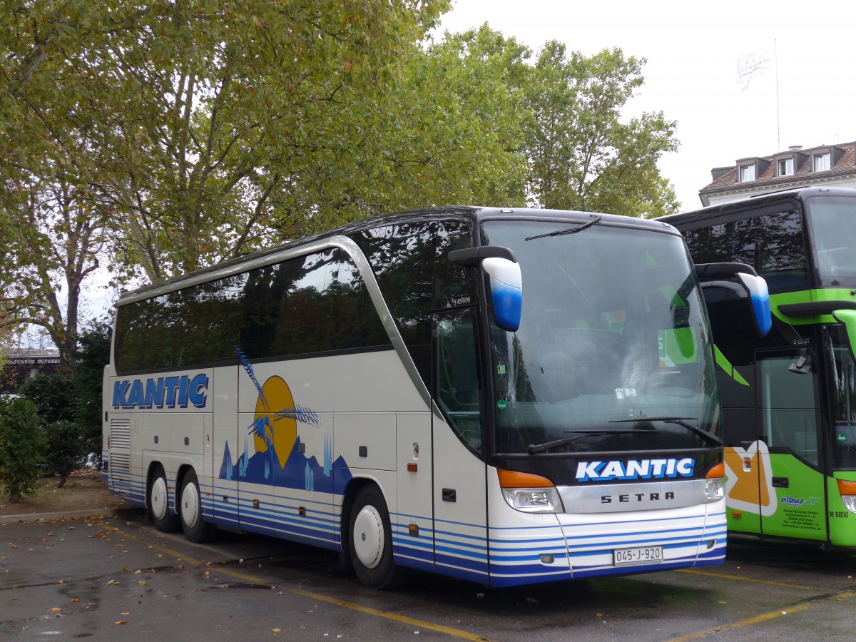 (164'943) - Aus Bosnien&Herzegowina: Kantic, Tesanj - 045-J-920 - Setra am 17. September 2015 in Z�rich, Sihlquai