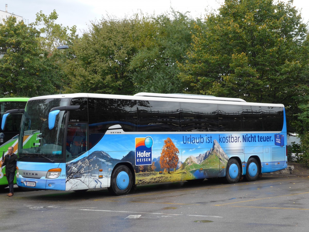 (164'945) - Aus Oesterreich: Hofer, Salzburg - Nr. L5510/S 506 RW - Setra am 17. September 2015 in Z�rich, Sihlquai
