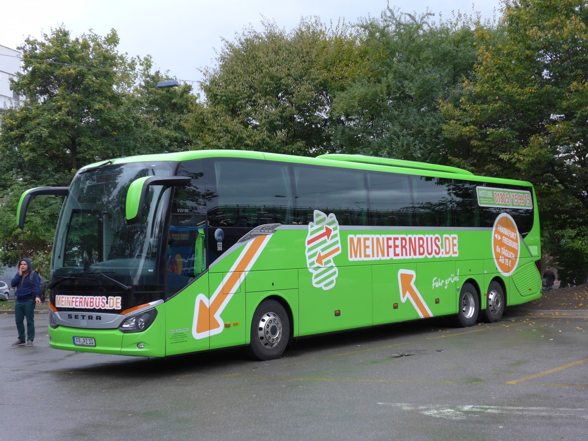 (164'952) - Aus Deutschland: Hummel, Kirchzarten - FR-PZ 10 - Setra am 17. September 2015 in Z�rich, Sihlquai