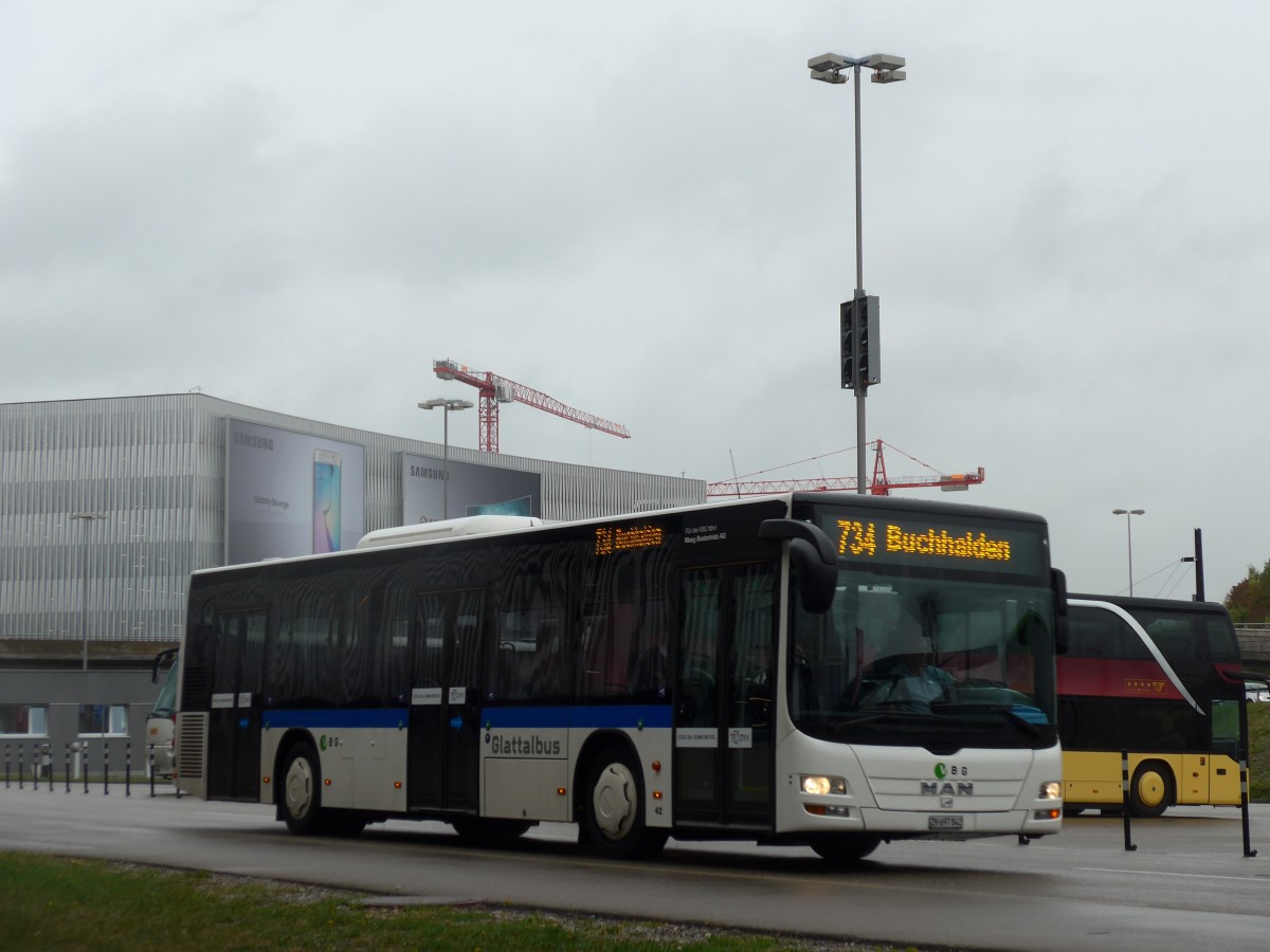 (165'011) - Maag, Kloten - Nr. 42/ZH 697'842 - MAN am 17. September 2015 in Z�rich, Flughafen